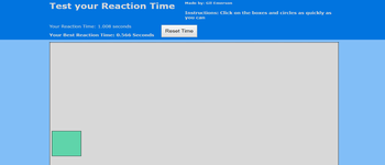 Reaction Time Game